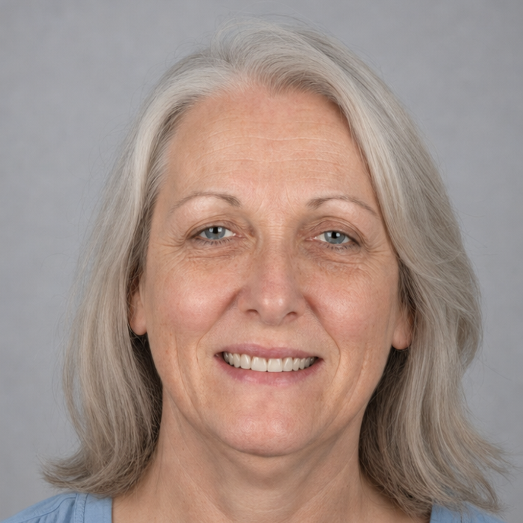 Margaret after dental implant treatment