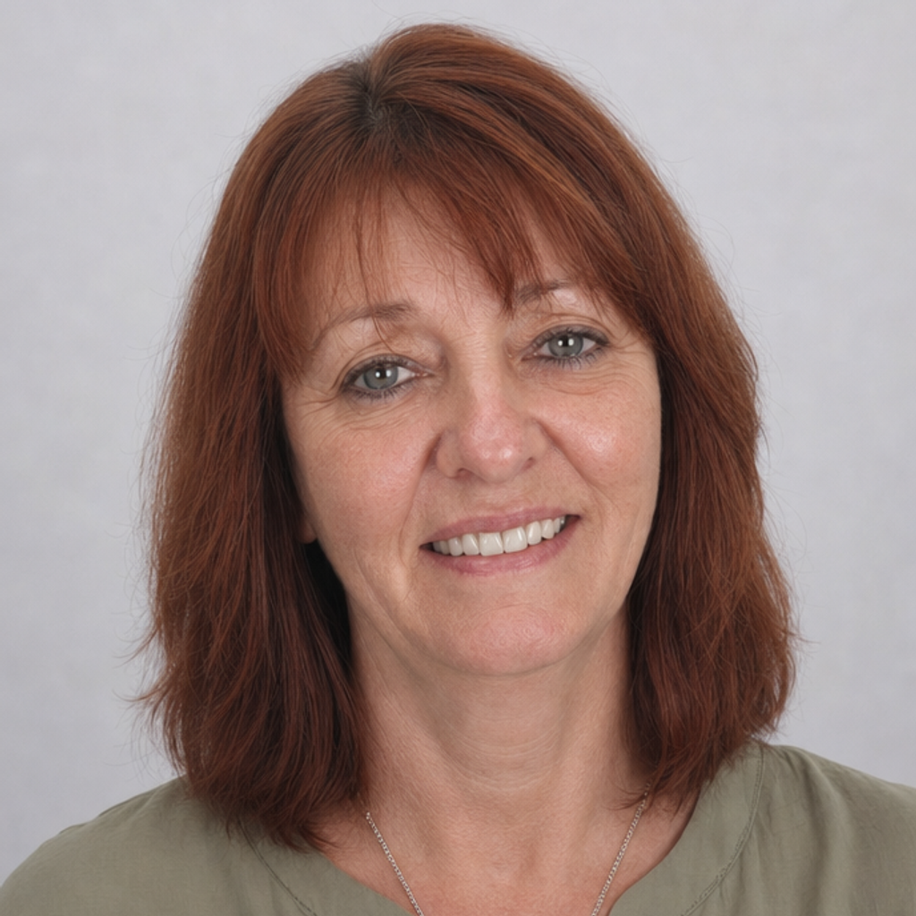 Karen after dental implant treatment