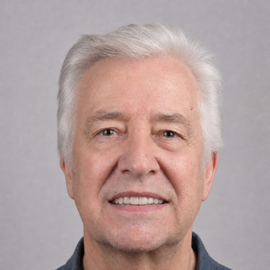 Brian after dental implant treatment