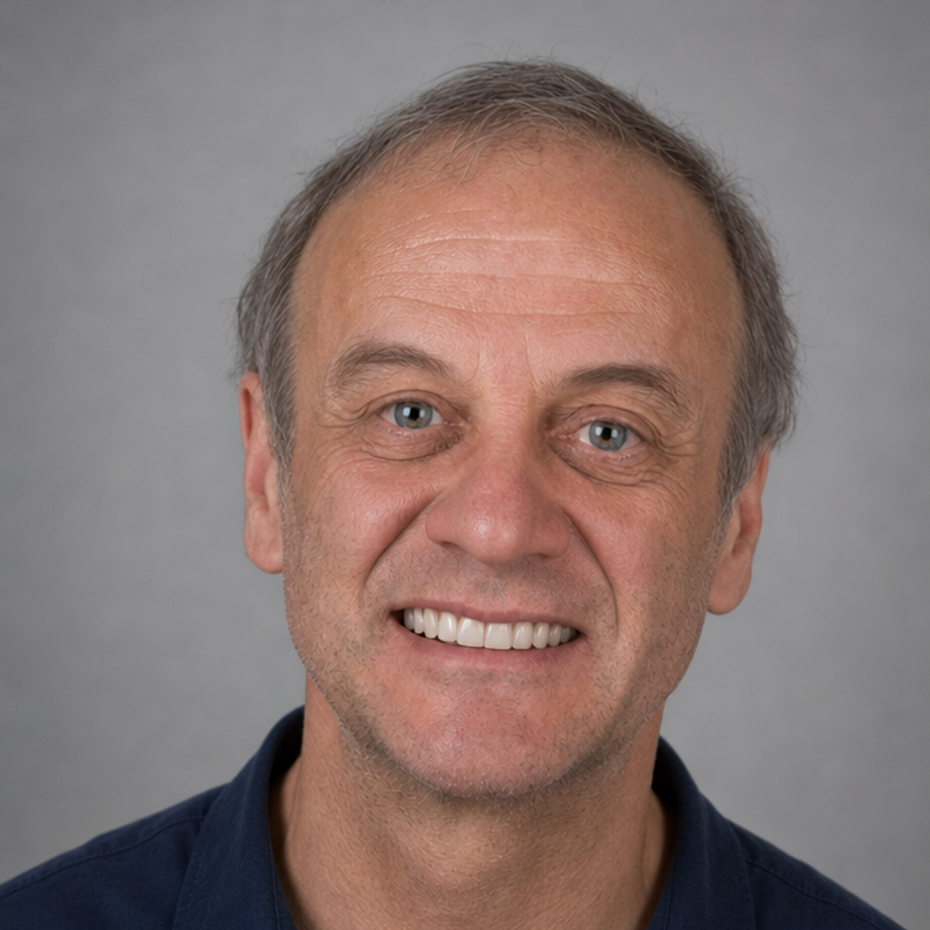 Geoff after dental implant treatment